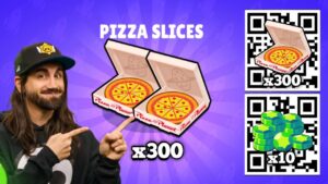 Pizza Slices Free QR Code